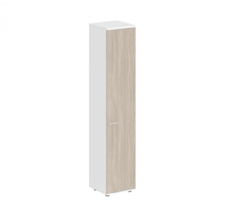 Шкаф высокий правый Sigma SG.802.WH.OD.R Белый Дуб темный_0