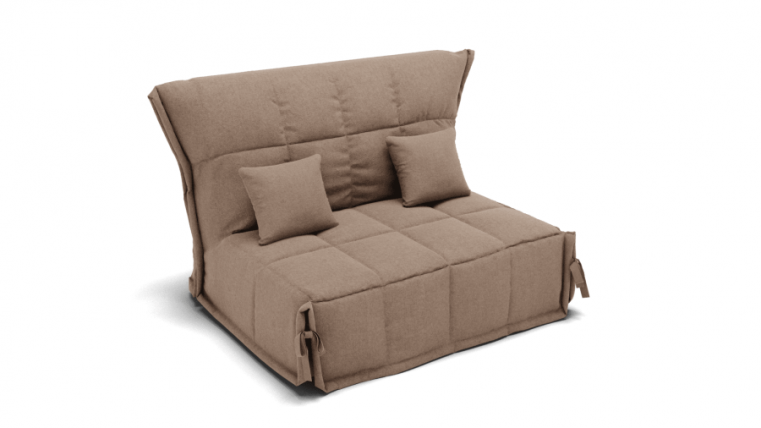 Диван Джаз 2000 (ЗР) Цвет фасада: Светло коричневый; Тип: Прямой; Материал фасада: Металл/Велюр_0