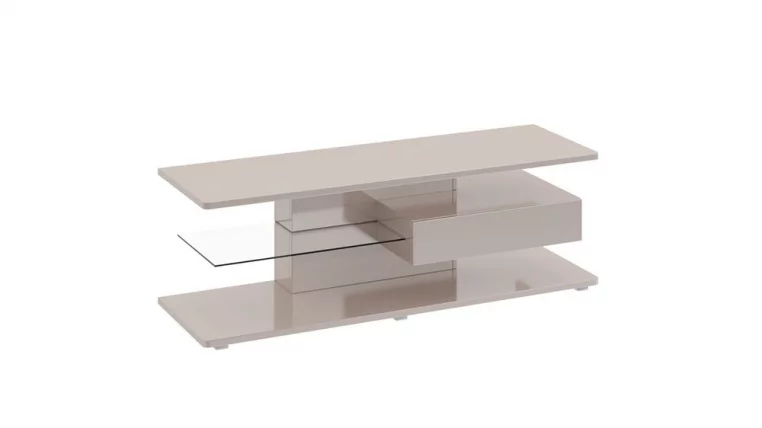 Тумба ТВ тип 1 Diamond Бежевый глянец_0