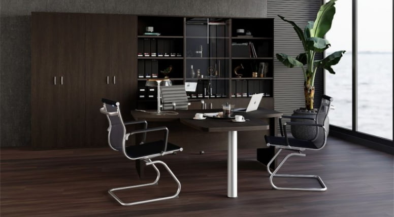 Шкаф закрытый с замком (правый) Танго Ш42-04Rз Венге_2