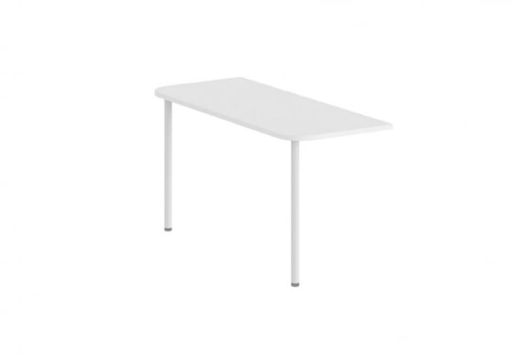 Приставка для стола на двух опорах Sigma SG.445.WH Белая_0