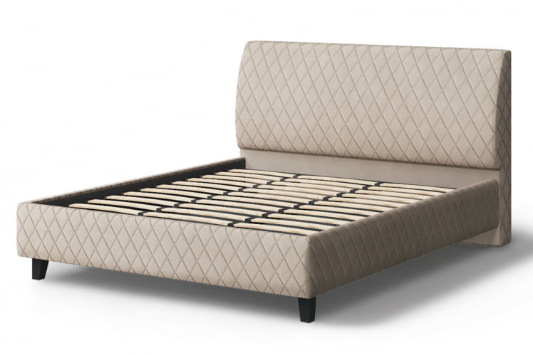 Кровать Хилтон, 2000 x 1800 мм, бежевый_2