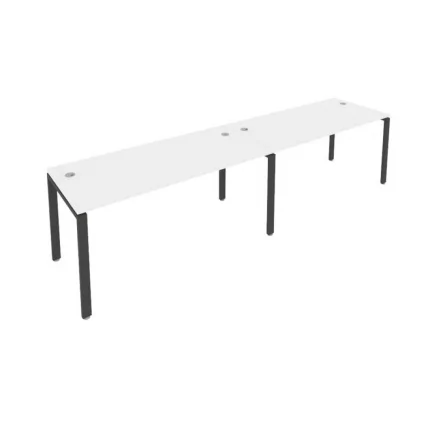 Рабочая станция на 2 раб.места Metal System Б.СМ-2.4 Белый/Антрацит_0