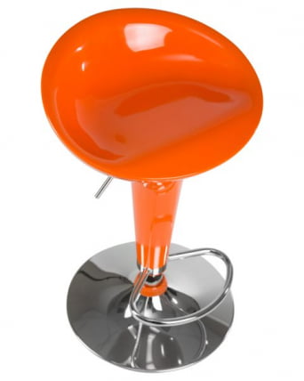 Стул барный DOBRIN BOMBA (оранжевый) 2 шт_7