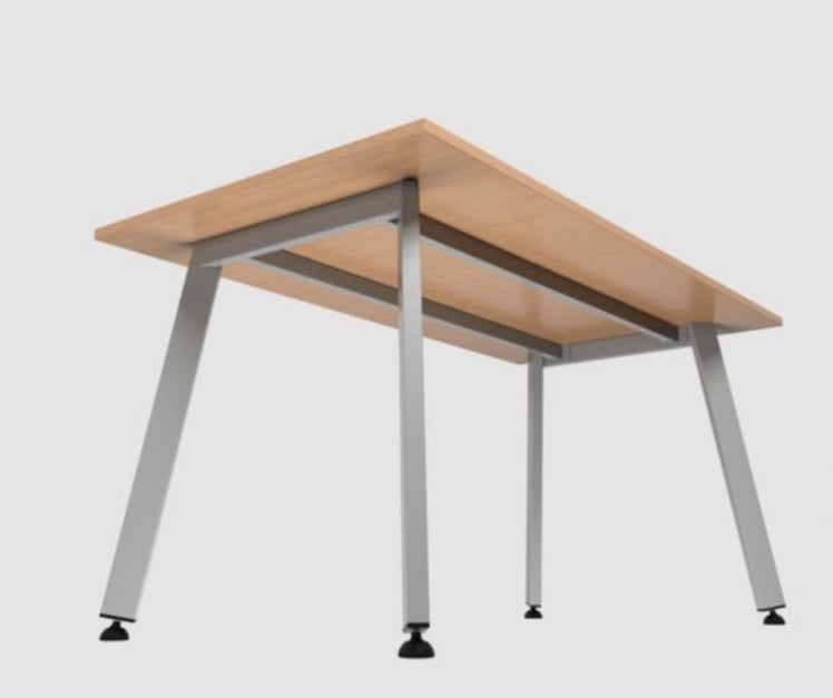 Стол для столовой 1500х800 мм Пластик Бук/Коричневый_1