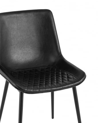 Стул Деймон экокожа Черный_1
