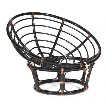 Кресло PAPASAN/ПАПАСАН 23/01 W /без подушки/ 115х101х104 см, Antique brown (античный черно-коричневый)_0