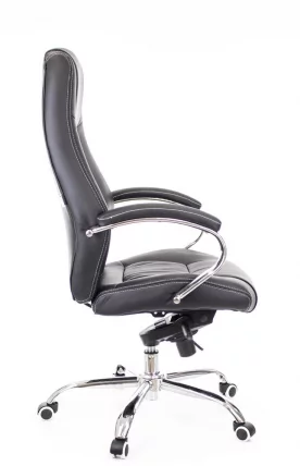 Кресло руководителя Kron M экокожа Черный_1