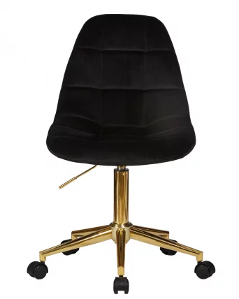 Офисное кресло для персонала DOBRIN DIANA Чёрный велюр MJ9-101_5