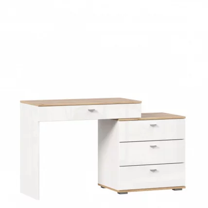 Стол туалетный комбинированный Фиджи ЛД 659.460.000 Дуб Золотой Белый_0