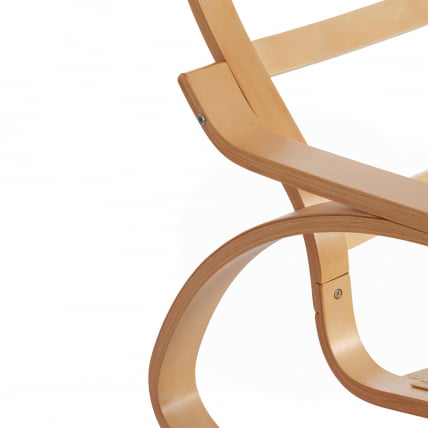 Кресло-качалка mod. AX3005 дерево береза, ткань: полиэстер/хлопок, 61х94,5х104 см, дерево: натуральный #1/ ткань светло-серая 2_9