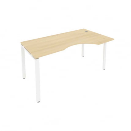 Стол письменный METAL SYSTEM Б.СА-1 Пр Акация/Белый_0