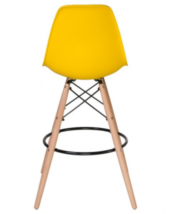 Стул барный DOBRIN DSW BAR (ножки светлый бук, цвет сиденья желтый (Y-01)) 2 шт_5