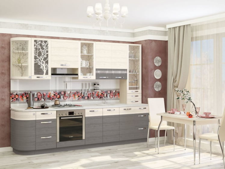 Модульная кухня Графит