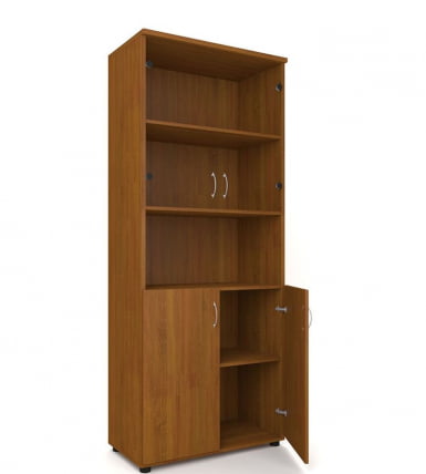 Шкаф для документов с тонированными стеклами Р.Ш-4СТ Серый_1