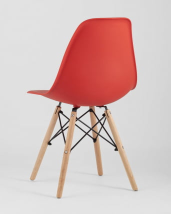 Стул Eames Style DSW красный (разборный каркас)_7