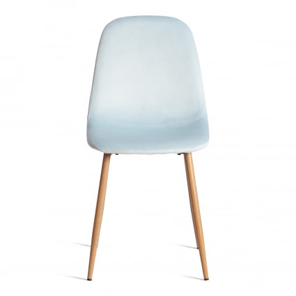 Стул BREEZE (mod. 4724) Велюр/металл , 44 х 53 х 87 см, Aquamarine (аквамарин) HLR16 / натуральный_4