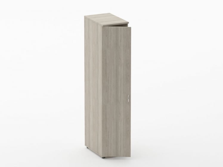 Шкаф для одежды узкий Twin 16.17.30Л Дуб Сантана светлый_1