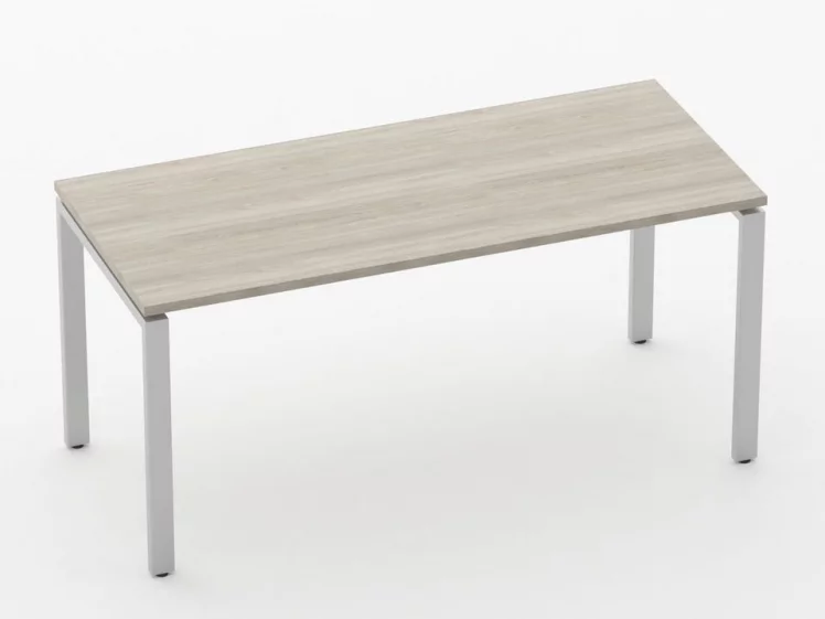 Стол прямой Deka П-обр. каркас 7.07.16  Дуб Сантана светлый_0
