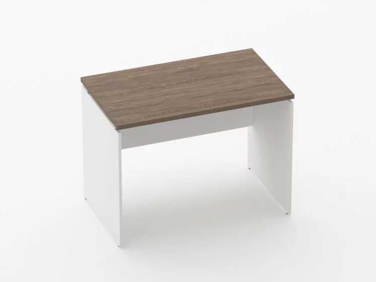 Стол прямой Deka ЛДСП каркас 75.06.10 Дуб Верцаска/Белый_0