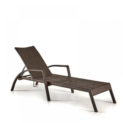 Шезлонг-лежак плетеный A30A-W53 Brown_0