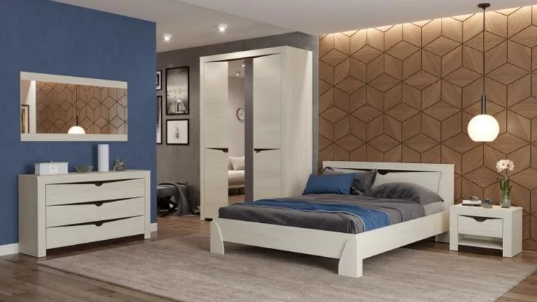 Шкаф для одежды Лючия 33.01 Ясень анкор светлый Венге_3