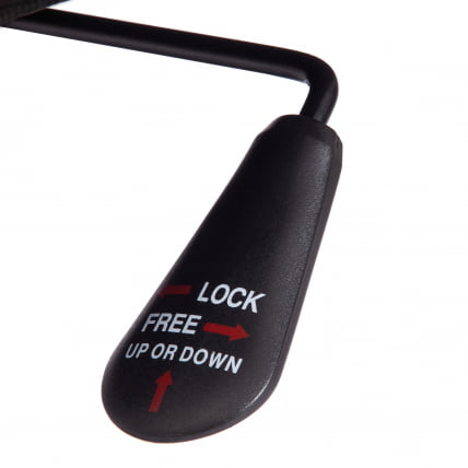 Кресло DRIVER (22) кож/зам/ткань, черный/серый, 36-6/TW-12_15