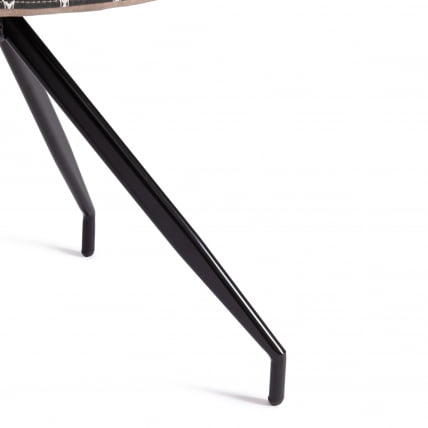 Стул KELT ( mod. 8799 ) металл,ткань наппа, 50 х 60 х 84 х 49,5 см, черный/коричневый_9