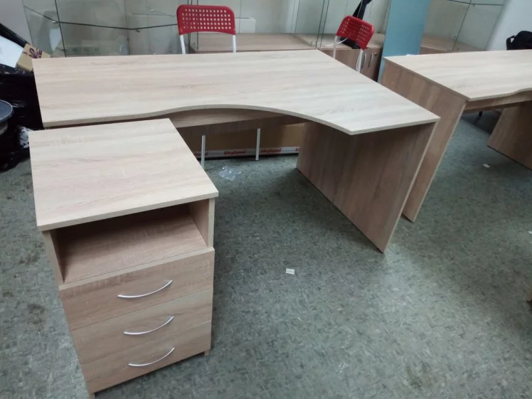 Стол письменный правый SET140-1 R Дуб Cонома Cветлый_2