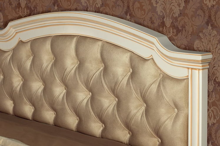 Комплект мебели для спальни Марлен №5 Кремовый белый Патина_9