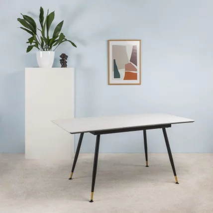 Стол раздвижной Месси 120-160 Мрамор бьянко_6