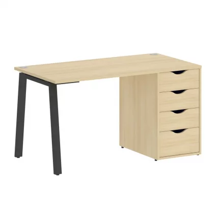 Стол письменный HOME OFFICE VR.SP-3-138.4.A Акация Лорка/Антрацит металл_0