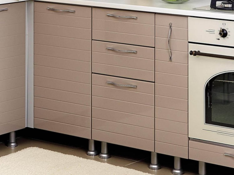 Панель окончание тумбы кухонной 704 тип 3 Анастасия ЛД 848.003.000 Капучино_1