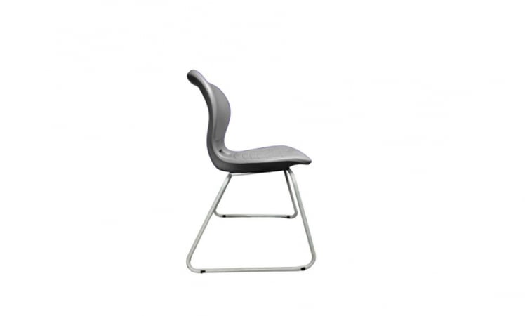 Стул универсального назначения АУРА Л (рост 6) Серый/Каркас полимерный хром / AURA L_1