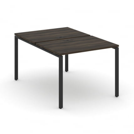 Рабочая станция двухсторонняя на 2 места CONCEPT CN.DRS-001 Дуб Мали Черный_0