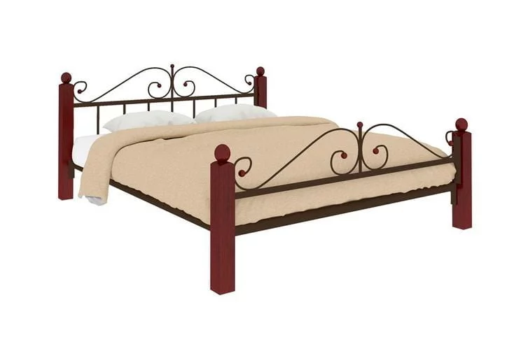 Кровать Диана Lux plus 1400х2000 Коричневая_0