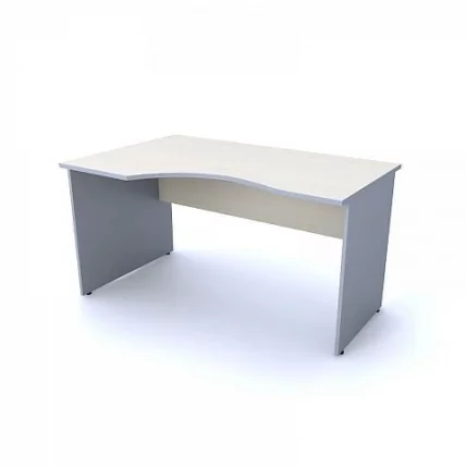 Стол письменный левый СА-2 Л Клен/металлик_0