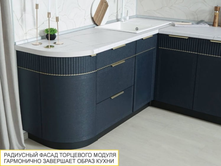 Напольный шкаф торцевой (лев) Флоренция 108.65_3