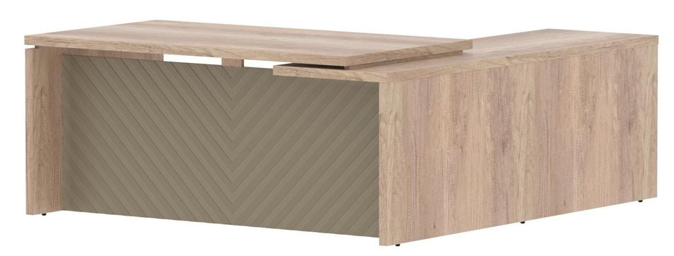 Стол руководителя левый Torr LUX TLCT 1820 L Дуб Каньон Капучино_0