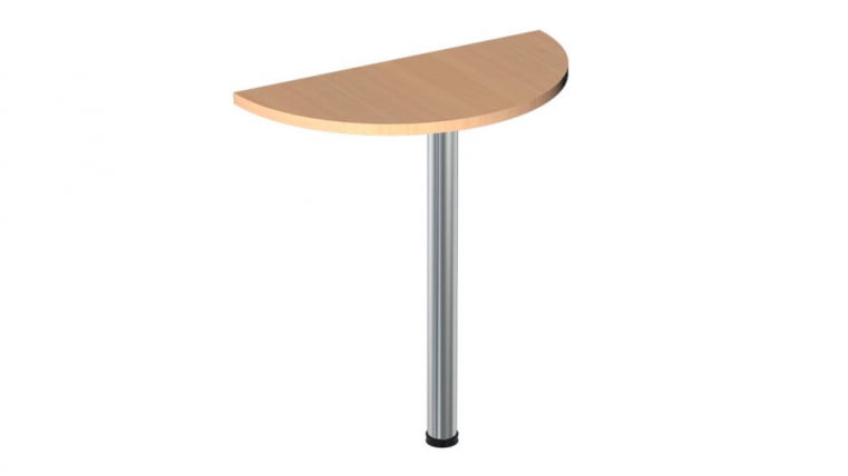 Приставка для переговоров полукруг Р.К-1 Крафт белый_0