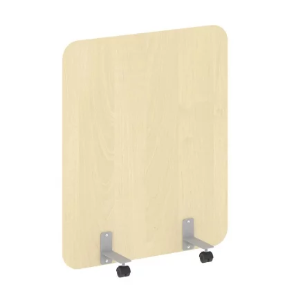 Перегородка на металлических опорах, на роликах R-line  DP.R-100-120 Клен_0