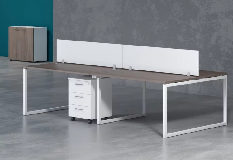 Стол письменный левый XTEN-Q XQCET 169 L Дуб Сонома Белый_1