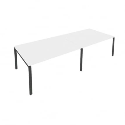 Переговорный стол (2 столешницы) Metal System Б.ПРГ-2.4 Белый/Антрацит_0