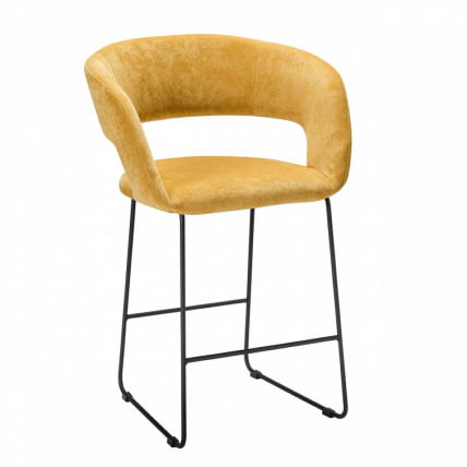 Кресло полубар Hugs желтый/Линк_0