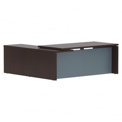 Стол руководителя правый Torr LUX TLCT 2020 R Венге Магия Серо-голубой_0