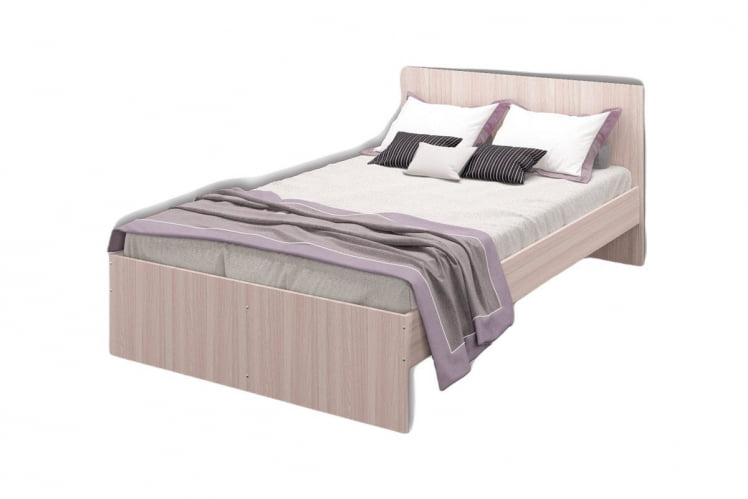Кровать Мона, 1200*2000 мм, ясень шимо светлый_0