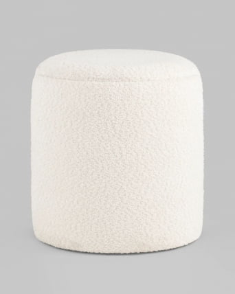 Пуф Taks букле (белый)_5
