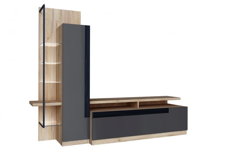 Тумба ТВ Кёльн ЛД.674.010.000 Дуб Золотой/Антрацит_2