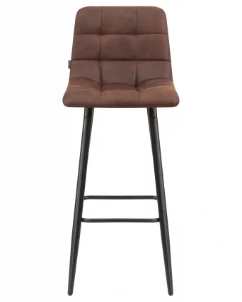 Стул барный DOBRIN NICOLE Коричневая микрофибра PK-03_5