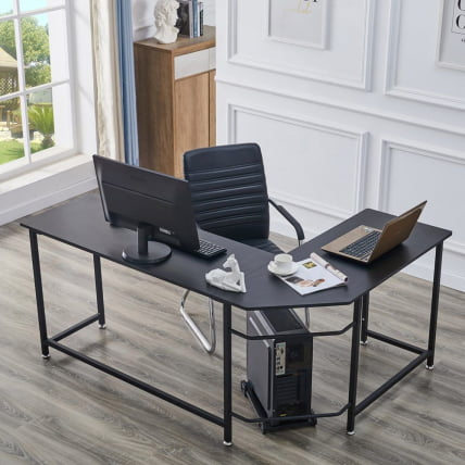 Угловой письменный стол KIWI Черный BK_2